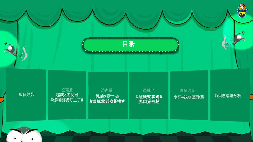 超威驱蚊项目整合营销结案
